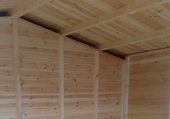 Pent Shed, Inside View